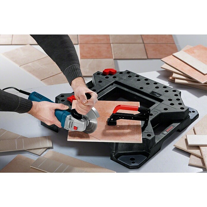 Bosch Professional Amoladora angular eléctrica GWS 7-115 E (720 W, Diámetro disco: 115 mm, Número de revoluciones de marcha en vacío: 2.800 r.p.m. - 11.000 r.p.m.) | BAUHAUS