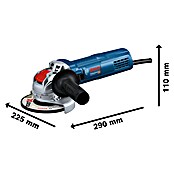 Bosch Professional X-Lock Winkelschleifer GWX 9-125 S (900 W, Durchmesser Scheibe: 125 mm, Leerlaufdrehzahl: 2.800 U/min - 11.000 U/min)