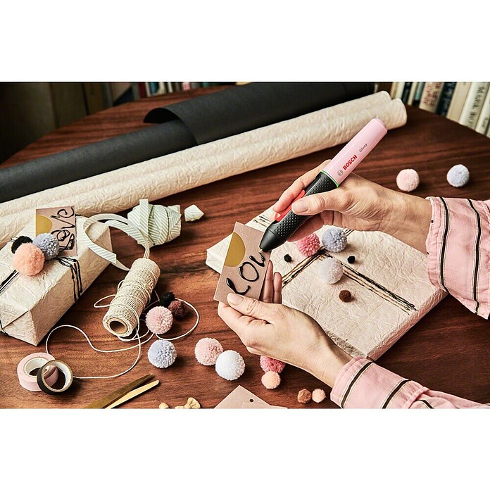 Bosch Akku-Heißklebestift Gluey (Farbe: Cupcake Pink)