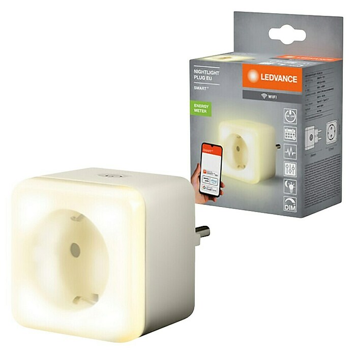 Ledvance Smart+ WiFi Led-nachtlicht Nightlight Plug EU (l x b x h: 57 x 84 x 57 mm) | BAUHAUS