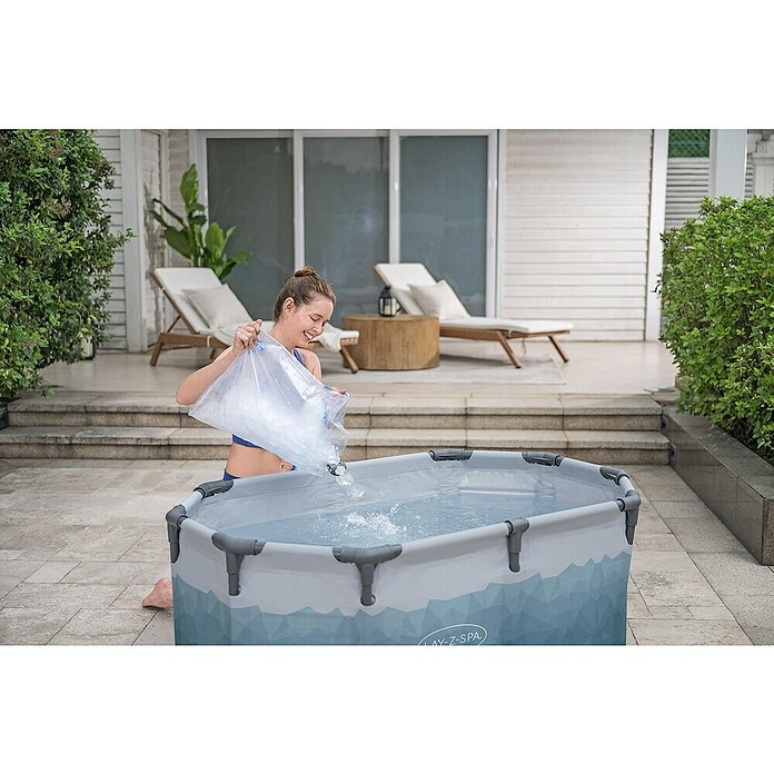 Bestway Lay-Z-Spa Ledena kopel Glacial Dip  (Do x Š x V: 150 x 90 x 65 cm) | 8308 - Aufblasartikel | ICIC - Pools / Whirlpools Zubehör | ICI - Pools & Zubehör | IC - Freizeit im Garten | I - Stadtgarten | BAUHAUS