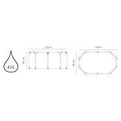 Bestway Lay-Z-Spa Ledena kopel Glacial Dip  (Do x Š x V: 150 x 90 x 65 cm) | 8308 - Aufblasartikel | ICIC - Pools / Whirlpools Zubehör | ICI - Pools & Zubehör | IC - Freizeit im Garten | I - Stadtgarten | BAUHAUS