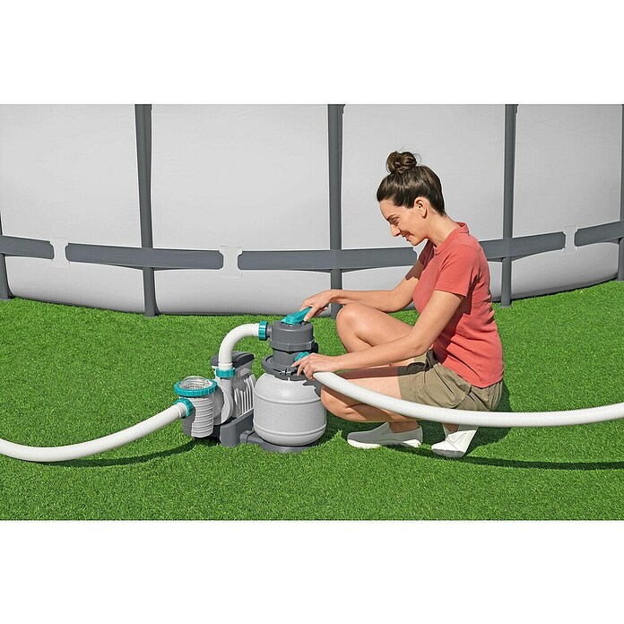 Bestway Flowclear Pješčani filter  (Pogodno za bazene: 42.300 l, Snaga filtriranja: 6.056 l/h) | BAUHAUS