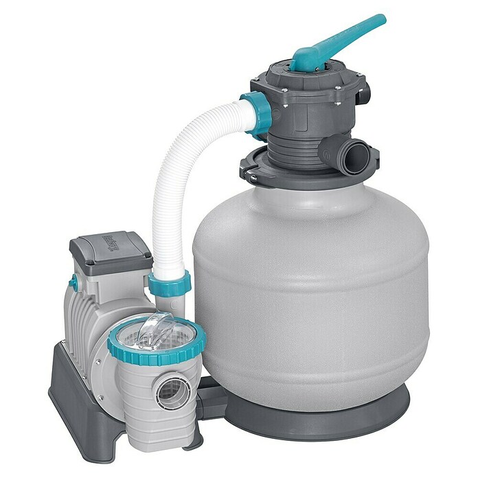Bestway Flowclear Sistem peščenega filtra  (Primerno za prostornino bazena do: 66.600 l, Zmogljivost filtra: 11.355 l/h) | 8324 - Schwimmbadtechnik | ICIC - Pools / Whirlpools Zubehör | ICI - Pools & Zubehör | IC - Freizeit im Garten | I - Stadtgarten | BAUHAUS