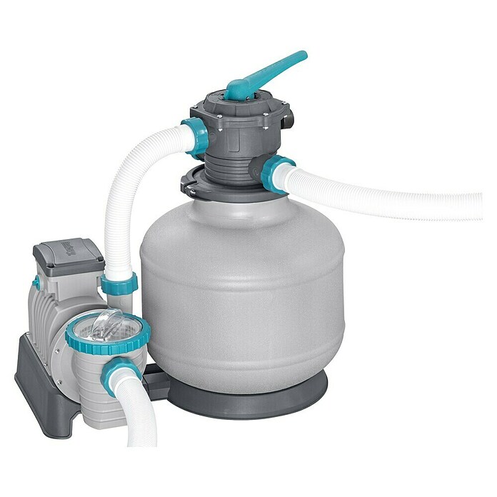 Bestway Flowclear Sistem peščenega filtra  (Primerno za prostornino bazena do: 66.600 l, Zmogljivost filtra: 11.355 l/h) | 8324 - Schwimmbadtechnik | ICIC - Pools / Whirlpools Zubehör | ICI - Pools & Zubehör | IC - Freizeit im Garten | I - Stadtgarten | BAUHAUS