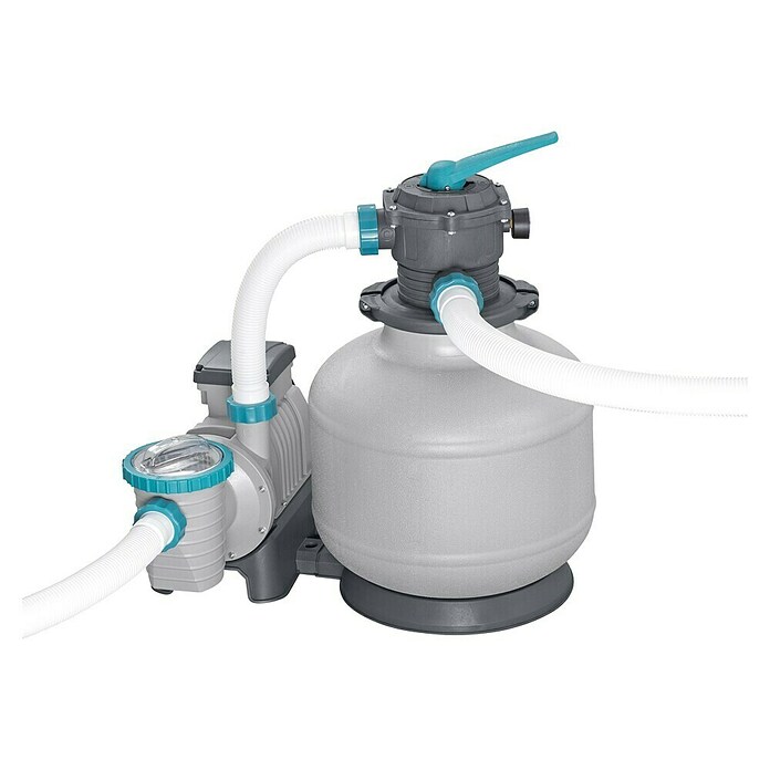 Bestway Flowclear Sistem peščenega filtra  (Primerno za prostornino bazena do: 66.600 l, Zmogljivost filtra: 11.355 l/h) | 8324 - Schwimmbadtechnik | ICIC - Pools / Whirlpools Zubehör | ICI - Pools & Zubehör | IC - Freizeit im Garten | I - Stadtgarten | BAUHAUS