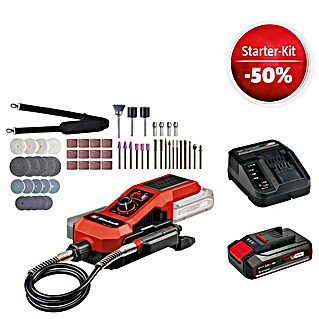 Einhell Power X-Change 18V Maschinenpaket (Akku-Schleif- & Gravurwerkzeug TE-MT 18/34 Li-Solo + Starter-Kit (-50%))