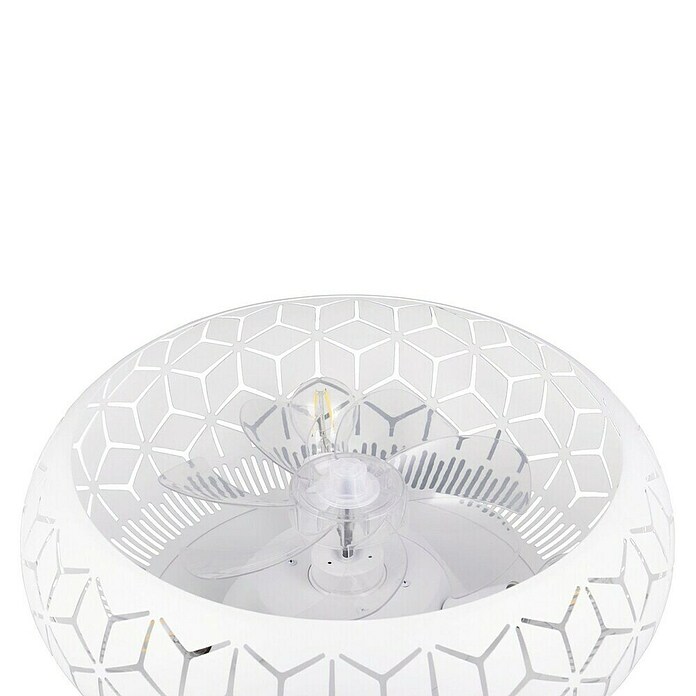 Trio Leuchten Stropni ventilator Bidar  (Bijela, 10 W, Ø x V: 50 cm x 22 mm) | BAUHAUS