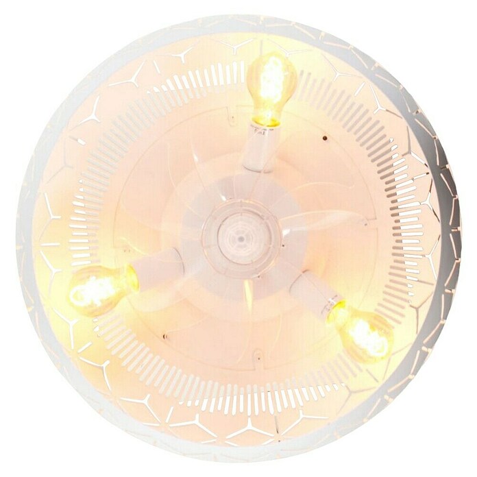 Trio Leuchten Stropni ventilator Bidar  (Bijela, 10 W, Ø x V: 50 cm x 22 mm) | BAUHAUS