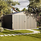 Hoggar Caseta para jardín Pioneer Y130 (Medidas ext. (An x Pr): 356 x 350 cm, Antracita, Acero, 12,46 m²) | BAUHAUS