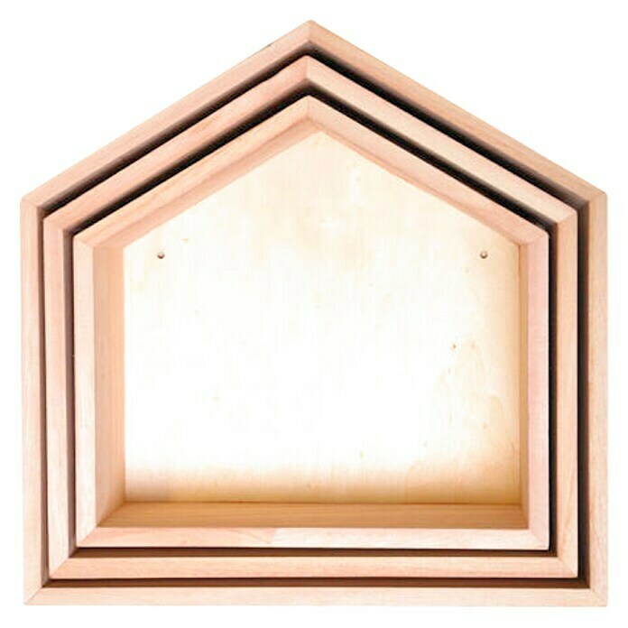 Artemio Estante de madera conjunto (30 x 10 x 30 cm)