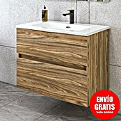 Disbain Conjunto de mueble de baño Kuntur (Ancho: 80 cm, Palisandro, Mate) | BAUHAUS