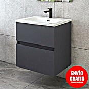 Disbain Conjunto de mueble de baño Kuntur (Ancho: 60 cm, Azul noche, Mate) | BAUHAUS