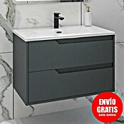 Disbain Conjunto de mueble de baño Casiopea (Ancho: 80 cm, Verde foresta, Mate) | BAUHAUS
