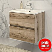 Disbain Conjunto de mueble de baño Vega (Ancho: 60 cm, Cognac, 2 pzs.) | BAUHAUS