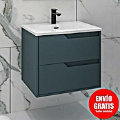 Disbain Conjunto de mueble de baño Casiopea (Ancho: 60 cm, Azul Manhattan, Mate) | BAUHAUS