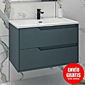 Disbain Conjunto de mueble de baño Casiopea (Ancho: 80 cm, Azul Manhattan, Mate) | BAUHAUS