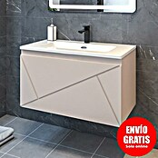Disbain Conjunto de mueble de baño Lira (Ancho: 80 cm, Maquillaje, Mate, 2 pzs.) | BAUHAUS