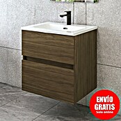 Disbain Conjunto de mueble de baño Kuntur (Ancho: 60 cm, Nogal italiano, Mate) | BAUHAUS