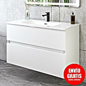 Disbain Conjunto de mueble de baño Kuntur (Ancho: 100 cm, Blanco, Mate) | BAUHAUS