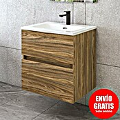 Disbain Conjunto de mueble de baño Kuntur (Ancho: 60 cm, Palisandro, Mate) | BAUHAUS
