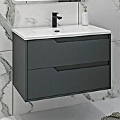 Disbain Conjunto de mueble de baño Casiopea (Ancho: 80 cm, Verde foresta, Mate) | BAUHAUS