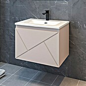 Disbain Conjunto de mueble de baño Lira (Ancho: 60 cm, Maquillaje, Mate, 2 pzs.) | BAUHAUS
