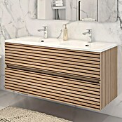 Disbain Conjunto de mueble de baño Vega (Ancho: 120 cm, Acacia, 2 pzs.) | BAUHAUS