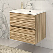 Disbain Conjunto de mueble de baño Vega (Ancho: 60 cm, Bambú, 2 pzs.) | BAUHAUS