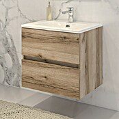 Disbain Conjunto de mueble de baño Vega (Ancho: 60 cm, Cognac, 2 pzs.) | BAUHAUS