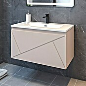 Disbain Conjunto de mueble de baño Lira (Ancho: 80 cm, Maquillaje, Mate, 2 pzs.) | BAUHAUS