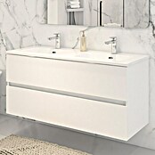 Disbain Conjunto de mueble de baño Vega (Ancho: 120 cm, Blanco, 2 pzs.) | BAUHAUS