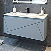 Disbain Conjunto de mueble de baño Lira (Ancho: 100 cm, Azul Soho, Mate, 2 pzs.) | BAUHAUS