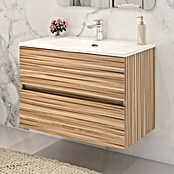 Disbain Conjunto de mueble de baño Vega (Ancho: 80 cm, Bambú, 2 pzs.) | BAUHAUS