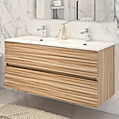 Disbain Conjunto de mueble de baño Vega (Ancho: 120 cm, Bambú, 2 pzs.) | BAUHAUS