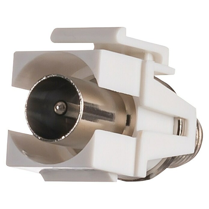 Ion Coax verbinder (Metaal, Wit) | BAUHAUS