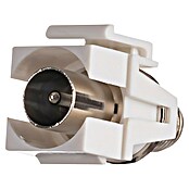 Ion Coax verbinder (Metaal, Wit) | BAUHAUS