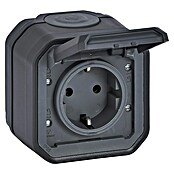 Legrand Schutzkontaktsteckdose Plexo New (Anthrazit, 250 V, 16 A, Schrauben, 1-fach) | BAUHAUS