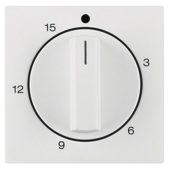 Berker Abdeckung für Zeitschaltuhr (Passend für: Berker Zeitschaltuhren Serie S.1,B.3,B.7, Polarweiß) | BAUHAUS
