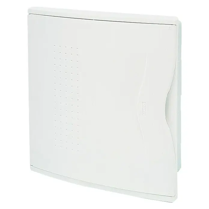 Famatel Cuadro eléctrico empotrado Nuova - Número de hileras: 2 ud., 31 x 11 cm, Blanco, Número de módulos: 24 ud. - Caja de distribución blanca con orificios de ventilación y un asa lateral, ideal para instalaciones eléctricas en interiores.