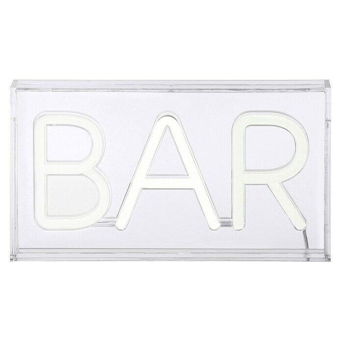 Just Light LED-Dekoleuchte Neon Bar (Neon Bar, L x B x H: 8,5 x 29,5 x 24 cm, Netzbetrieben) | BAUHAUS