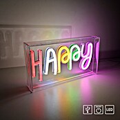 Just Light LED-Dekoleuchte Neon Happy (Neon Happy, L x B x H: 8,5 x 29,5 x 24 cm, Netzbetrieben) | BAUHAUS