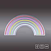 Just Light LED-Dekoleuchte Neon Rainbow (Neon Rainbow, L x B x H: 8,5 x 29,5 x 24 cm, Netzbetrieben) | BAUHAUS