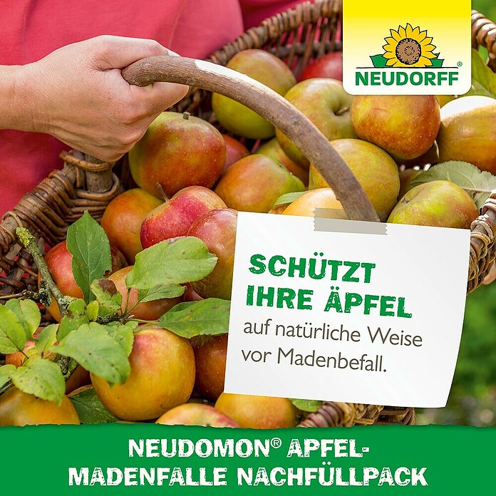 Neudorff Neudomon Obstmaden-Falle Nachfüllpack (Wirkungsdauer: 6 Wochen, Insektizidfrei) | BAUHAUS