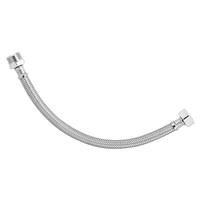 Flexo de conexión (½″/½″, Largo: 30 cm, Macho - Hembra)