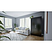 Respekta Cocina en armario (104 cm, Con placa vitrocerámica, Negro)