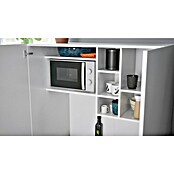 Respekta Kastkeuken (104 cm, Met glaskeramische kookplaat, Wit)
