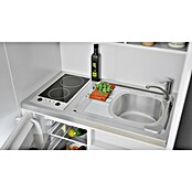 Respekta Kastkeuken (104 cm, Met glaskeramische kookplaat, Wit)