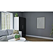 Respekta Cocina en armario (104 cm, Con placa de dos fuegos, Gris)