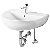 Camargue Sydney Waschtisch-Set (50 x 40 cm, Hahnloch: Mitte, Mit Überlauf, Weiß) | BAUHAUS